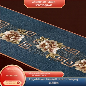 Új kínai stílusú asztali futó, Zen tea-ceremóniához, lenvászon asztalterítő, hosszú sáv az asztalhoz, kínai ihletésű étkezőasztal
