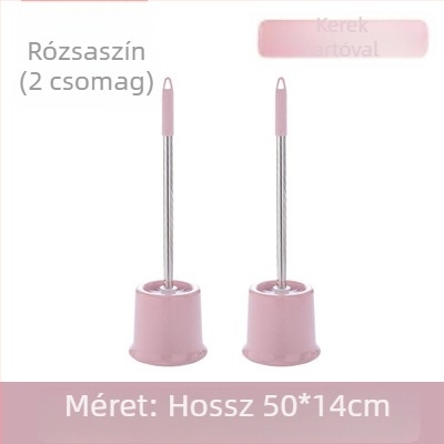 Hosszú nyelű vécé tisztító kefe készlet otthonra, alapos fürdőszobai tisztítás