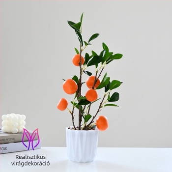 Kézzel készített selyemvirág bonsai belső dekorációhoz