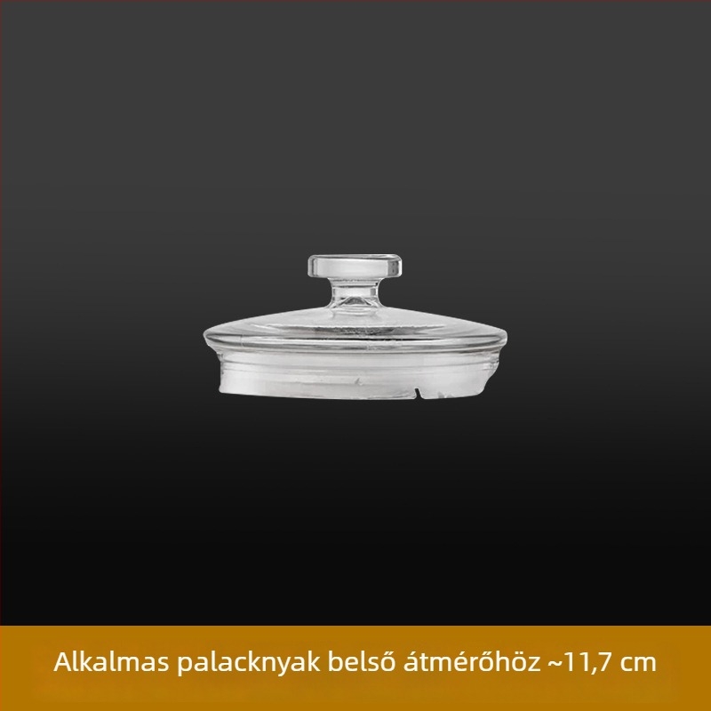 Üveg zárófedél üvegekhez és befőttesüvegekhez — kör alakú, univerzális fedél