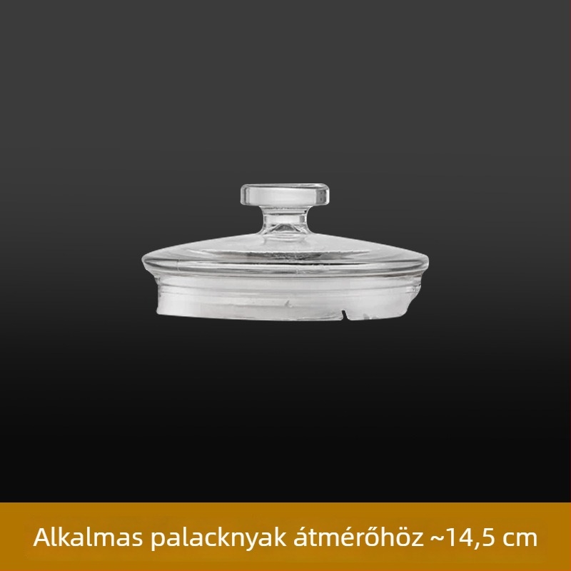 Üveg zárófedél üvegekhez és befőttesüvegekhez — kör alakú, univerzális fedél