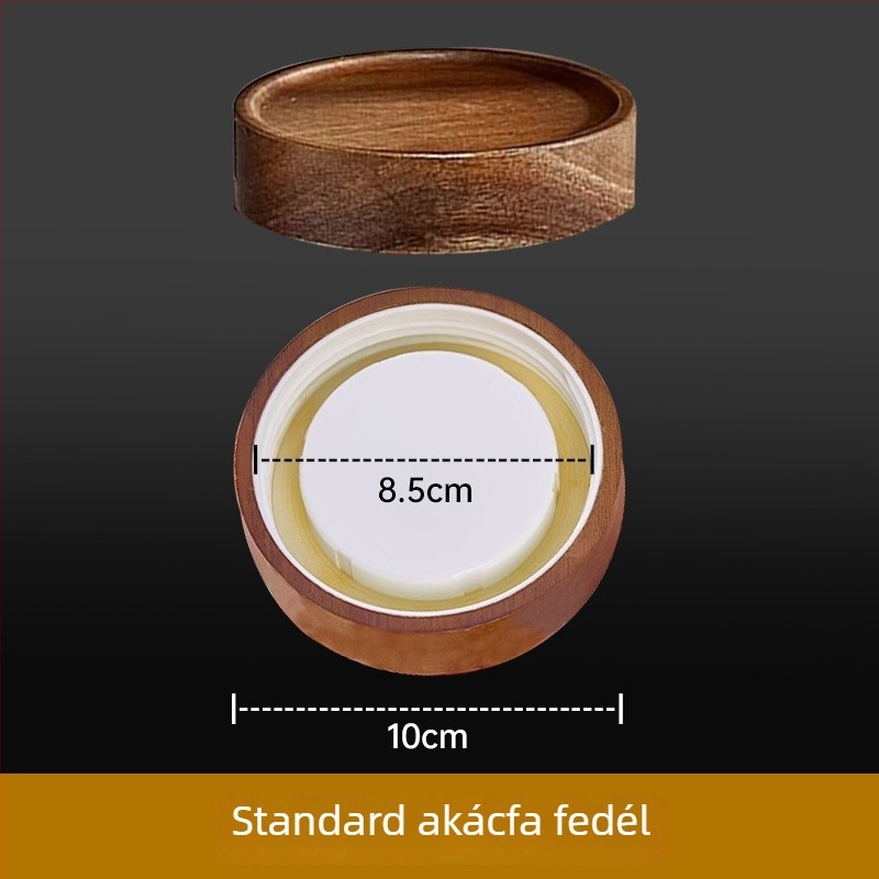 Üveg zárófedél üvegekhez és befőttesüvegekhez — kör alakú, univerzális fedél