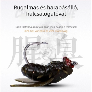 Legyezőhorgászat felszerelés: kötött damil, muha horog és csali