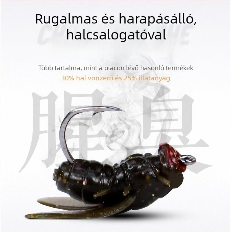 Legyezőhorgászat felszerelés: kötött damil, muha horog és csali