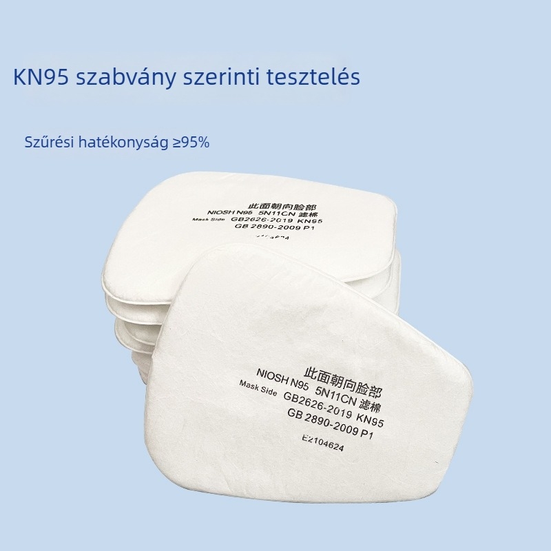 7502 Szilikon gázmaszk kettős szűrővel, kémiai gőzök és formaldehid védelemmel, páramentes