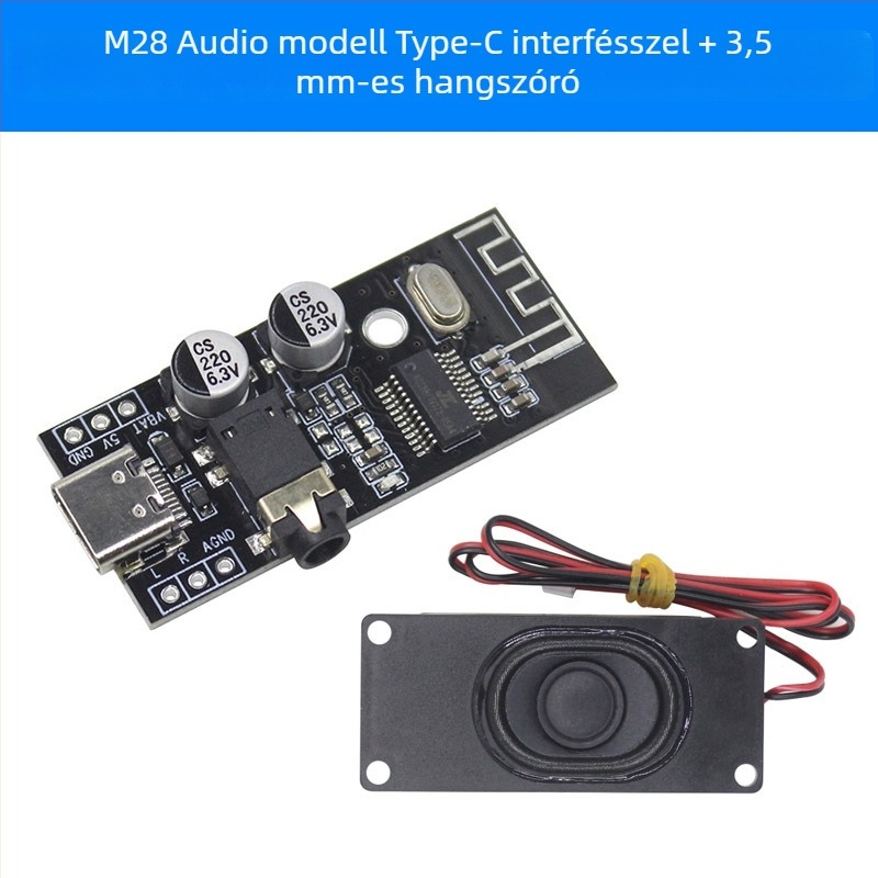 Bluetooth hangvevő modul MH-M18/M28/M38 – vezeték nélküli DIY veszteségmentes autóhangzás, 4.2 sztereó