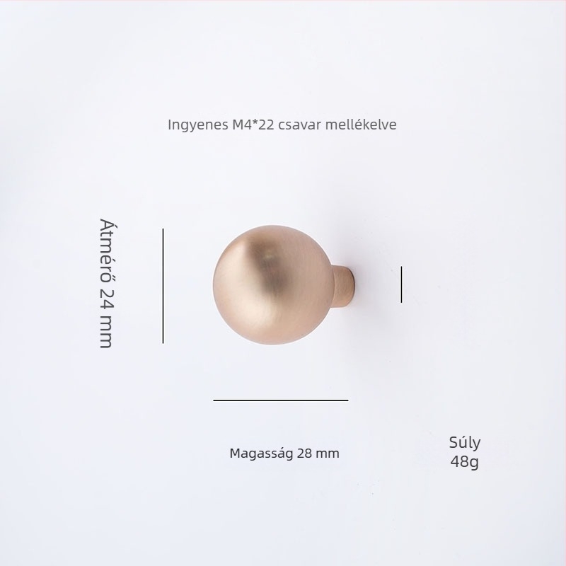 Modern, minimalist egynyílású szekrényajtó fogantyú, kör alakú, szekrényekhez és ruhásszekrényekhez, cinkötvözetből