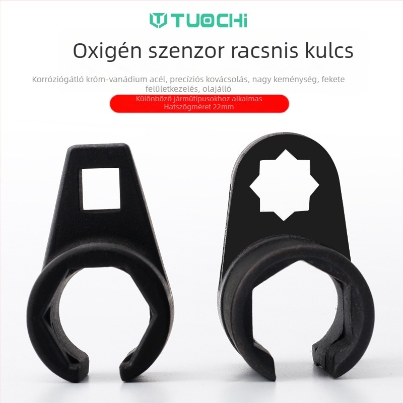 TOTCHI japán stílusú oxigén-szenzor hüvely eltávolító eszköz, 50# acél, karbantartáshoz