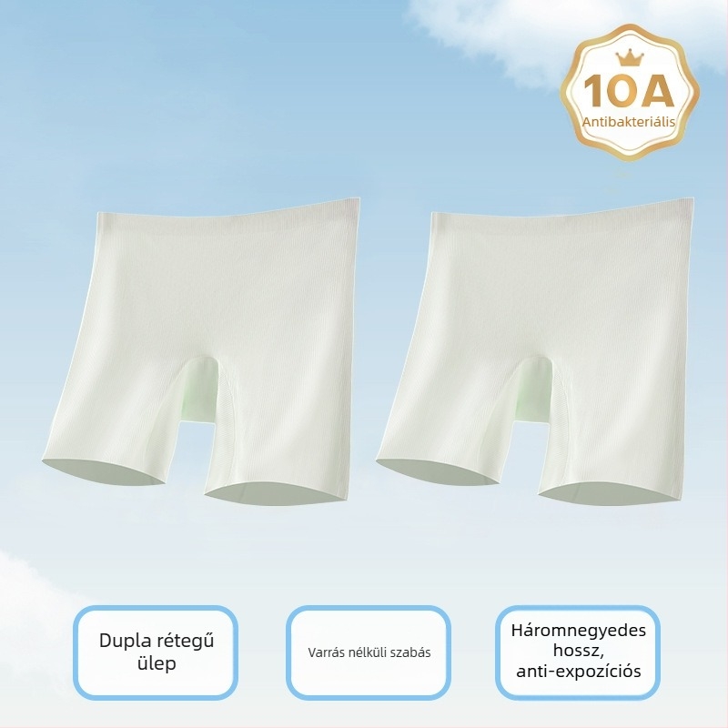 Lányok számára tervezett biztonsági rövidnadrág hűs Ice Silk alsóval, antibakteriális kényelem, három az egyben dizájn