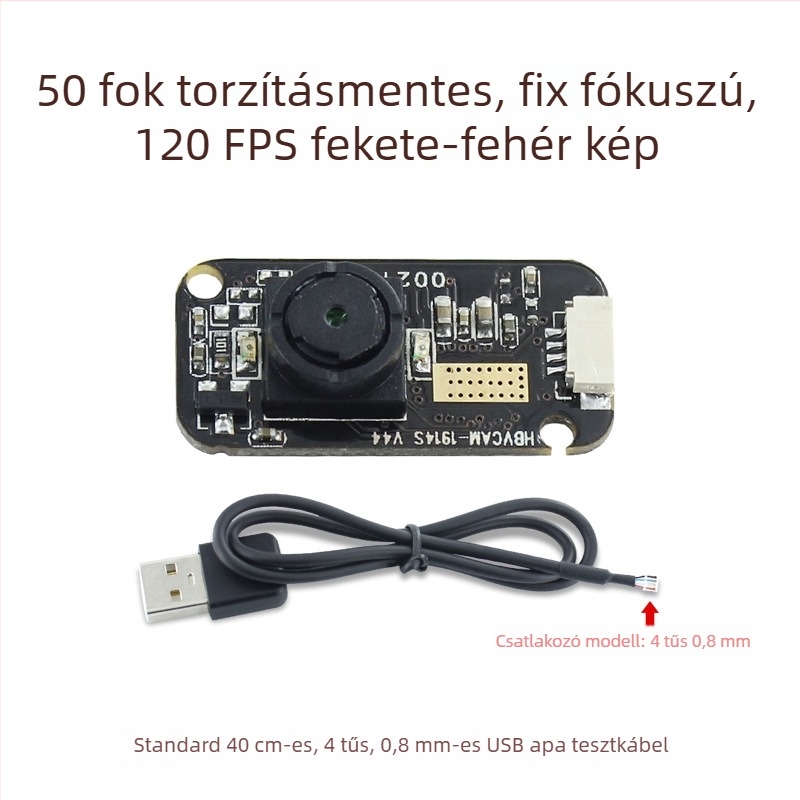 120fps gyors szemnyomkövető eszköz iris felismeréssel, GC0308 modul, 300k pixeles USB illesztőprogram-mentes modul