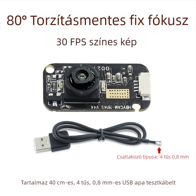 120fps gyors szemnyomkövető eszköz iris felismeréssel, GC0308 modul, 300k pixeles USB illesztőprogram-mentes modul