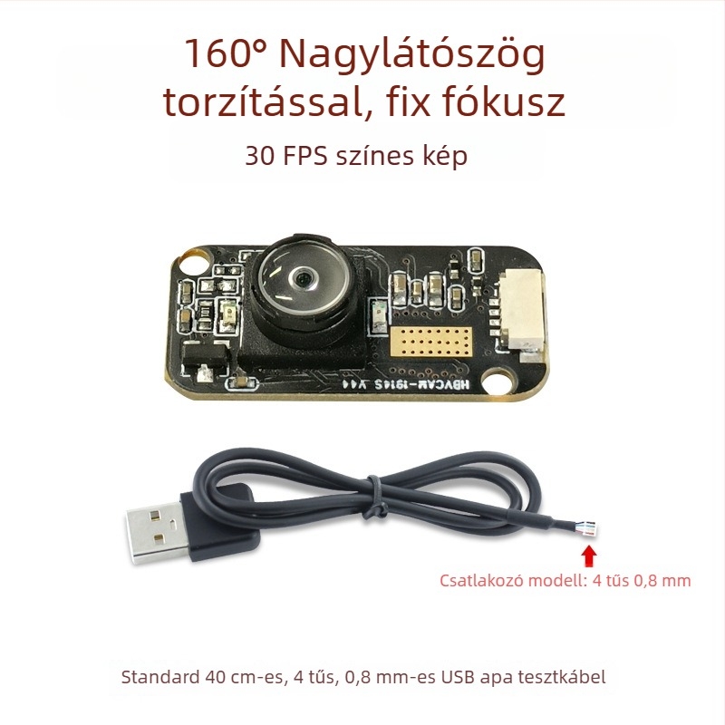 120fps gyors szemnyomkövető eszköz iris felismeréssel, GC0308 modul, 300k pixeles USB illesztőprogram-mentes modul