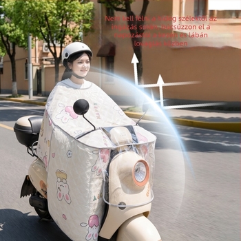 Nyári UV-védett szélvédő takaró elektromos robogókhoz, vékony mintás dizájn, napsugárvédő köpeny elektromos kerékpárokhoz, 2026-os modell