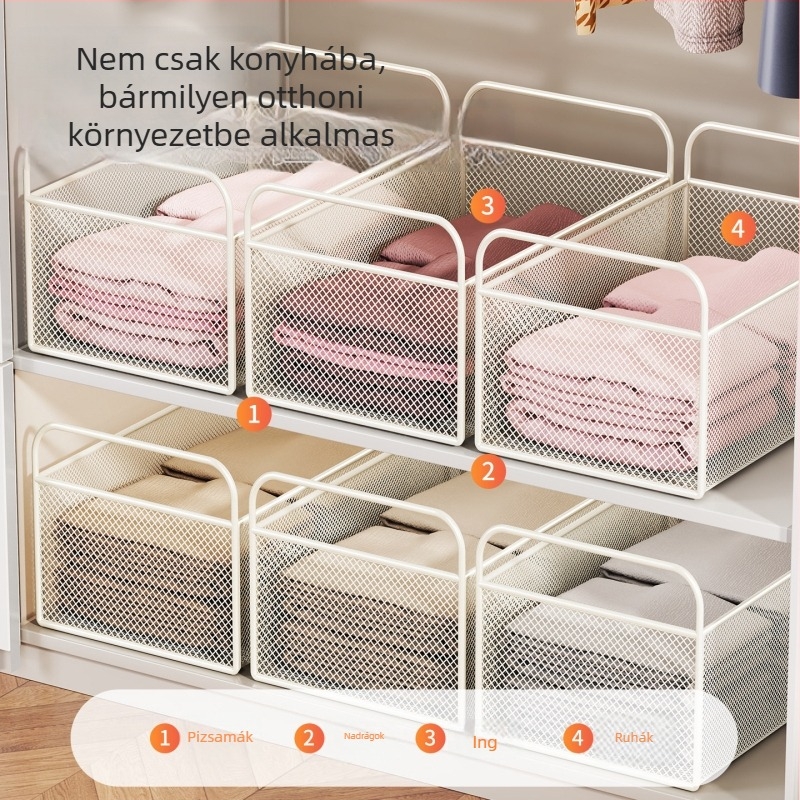 Konyhai kihúzható tárolóállvány fűszerek és edények tárolására, lecsöpögtető polccal, többfunkciós tároló