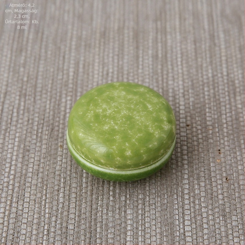 Kis kerámia teás üveg kemencés mázzal, zárható teás tartó, 7 g kapacitás, modern minimalista stílus