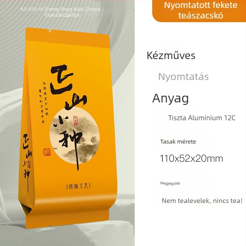 Jin Junmei fekete tea egyedi tasakokban, Feizixiao, vad öregfa variáns