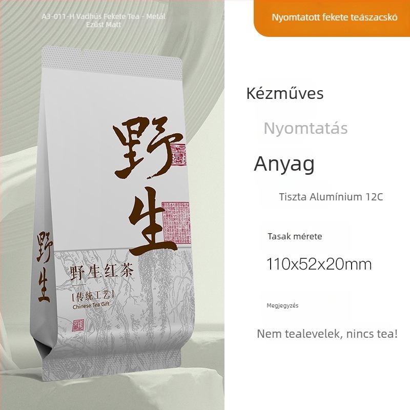Jin Junmei fekete tea egyedi tasakokban, Feizixiao, vad öregfa variáns