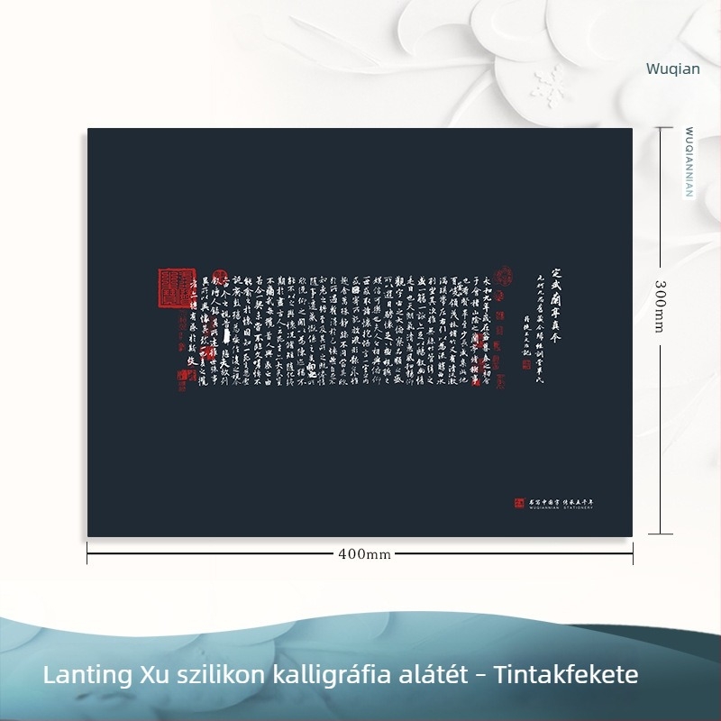 Élelmiszer-minőségű szilikon, A4-es méretű kaligráfia pad, csúszásmentes felülettel íráshoz és gyakorlatokhoz