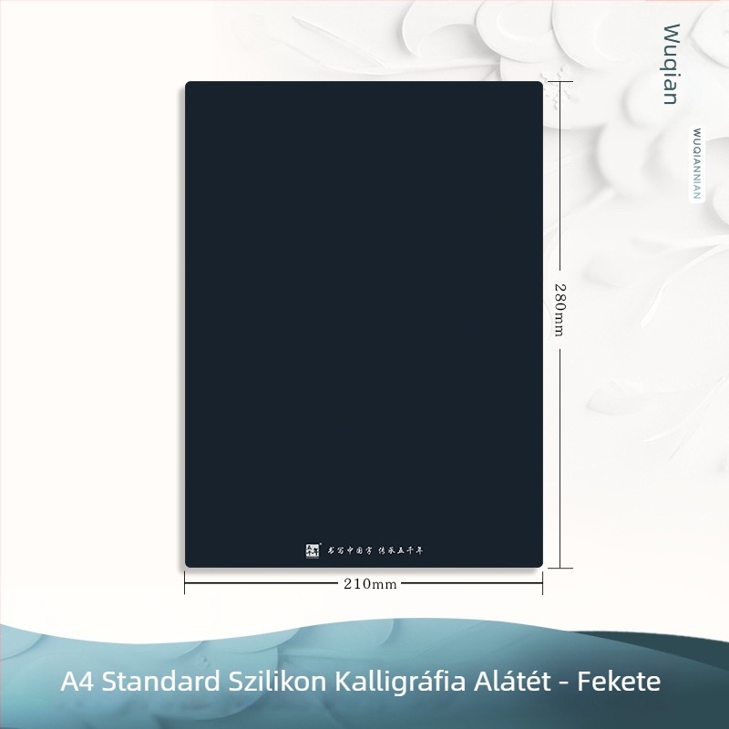 Élelmiszer-minőségű szilikon, A4-es méretű kaligráfia pad, csúszásmentes felülettel íráshoz és gyakorlatokhoz