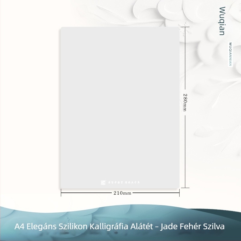 Élelmiszer-minőségű szilikon, A4-es méretű kaligráfia pad, csúszásmentes felülettel íráshoz és gyakorlatokhoz