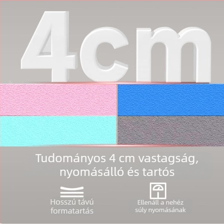 Rúd rezgéscsillapító talp és padlómatrac edzőterembe és otthonra, hangszigetelő matrac súlyemeléshez, férfiak és nők számára