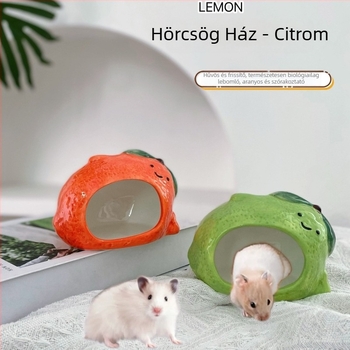 Kerámiából készült hörcsögfészek, nagy méretű belső hűtéshez és menedékhez nyáron