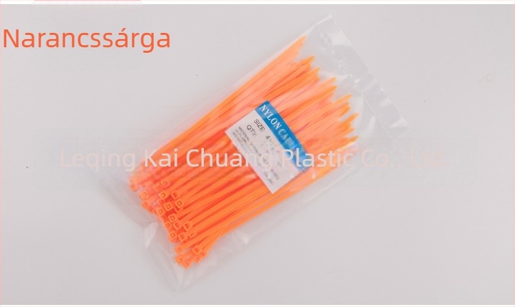 Színes nylon kábelkötegelők, 4×150 mm, 100 db/csomag