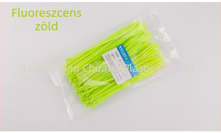 Színes nylon kábelkötegelők, 4×150 mm, 100 db/csomag