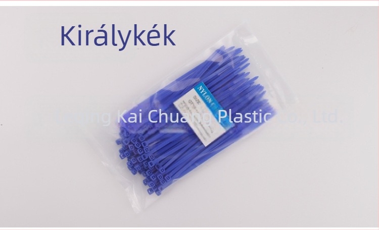 Színes nylon kábelkötegelők, 4×150 mm, 100 db/csomag
