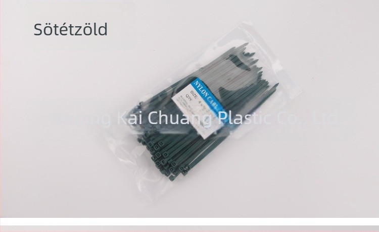 Színes nylon kábelkötegelők, 4×150 mm, 100 db/csomag