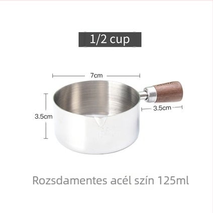 304 rozsdamentes acél mini szószfazék, teppanyaki-készlethez és mártótál