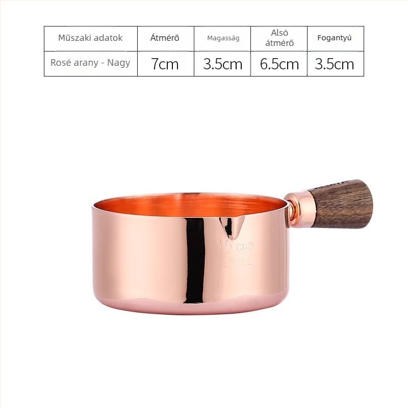 304 rozsdamentes acél mini szószfazék, teppanyaki-készlethez és mártótál