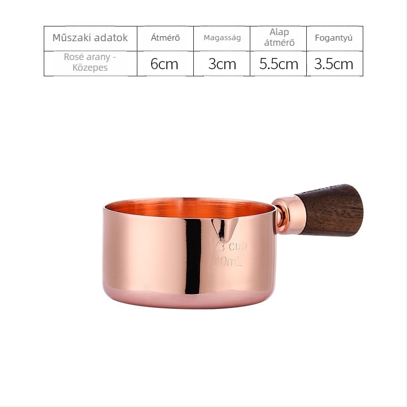 304 rozsdamentes acél mini szószfazék, teppanyaki-készlethez és mártótál