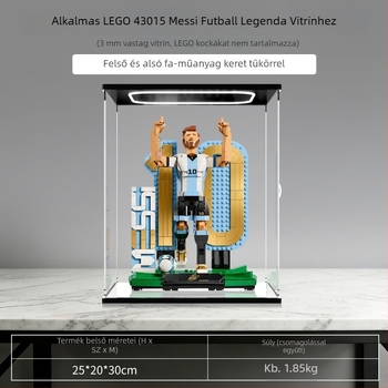 LEGO 43015 Messi futball-legenda kiállítási doboz porvédő borító