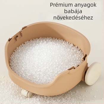 Gördíthető műanyagból készült tároló konyhai használatra, többszintes polcrendszer