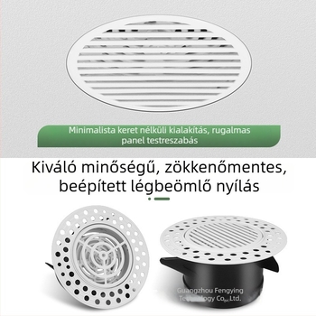 Ofenqi Állítható keret nélküli beépített szellőző ABS anyagból
