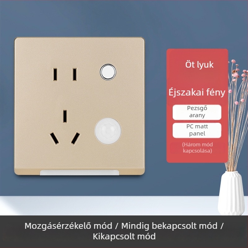 86-es típusú beépített talp LED világítás mozgásérzékelővel sarkokhoz, folyosókhoz és lépcsőkhöz – éjjeli fény, energiatakarékos szenzor