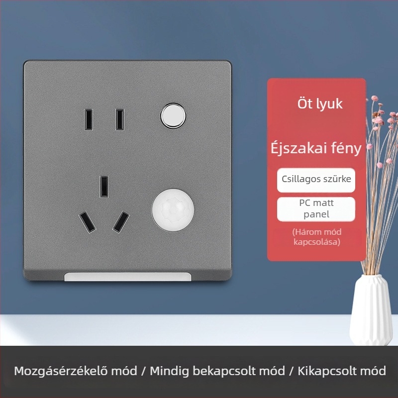 86-es típusú beépített talp LED világítás mozgásérzékelővel sarkokhoz, folyosókhoz és lépcsőkhöz – éjjeli fény, energiatakarékos szenzor