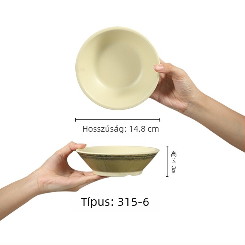 Kaiboya melamin snack tálak kereskedelmi használatra bárban, kreatív hot pot és hideg köretekhez