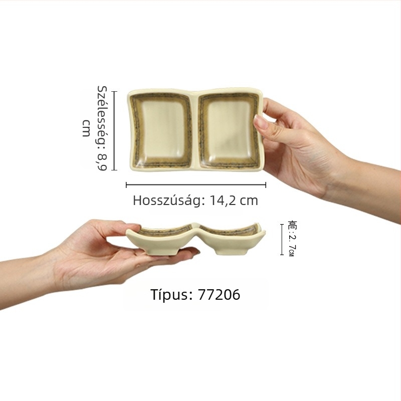 Kaiboya melamin snack tálak kereskedelmi használatra bárban, kreatív hot pot és hideg köretekhez