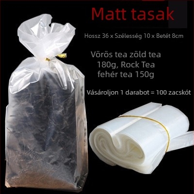 Átlátszó belső tasakok teás dobozokhoz