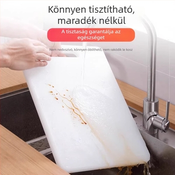PE vágódeszka otthoni használatra, élelmiszer-minőségű PE, téglalap alakú gyümölcs- és zöldséghasító, antibakteriális és penészálló