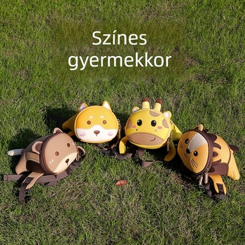 Gyerekeknek szóló animációs hátizsák, könnyű diving anyagból, PaaPa sorozat, anti-lost dizájn