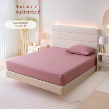Egyszínű bolyhosított ágynemű, csúszásmentes matracvédő, teljes körű védelem, minden évszakban, bőrbarát és lélegző