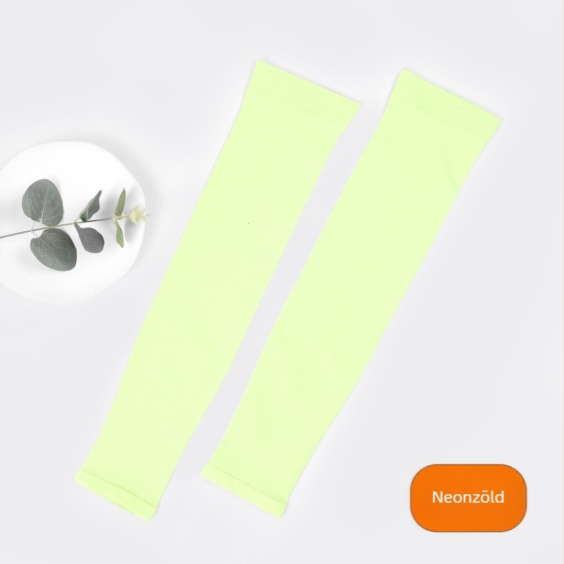 Oversize lélegző ice silk karvédők UV védelemmel, hosszított hosszúságú, nyári vezetéshez