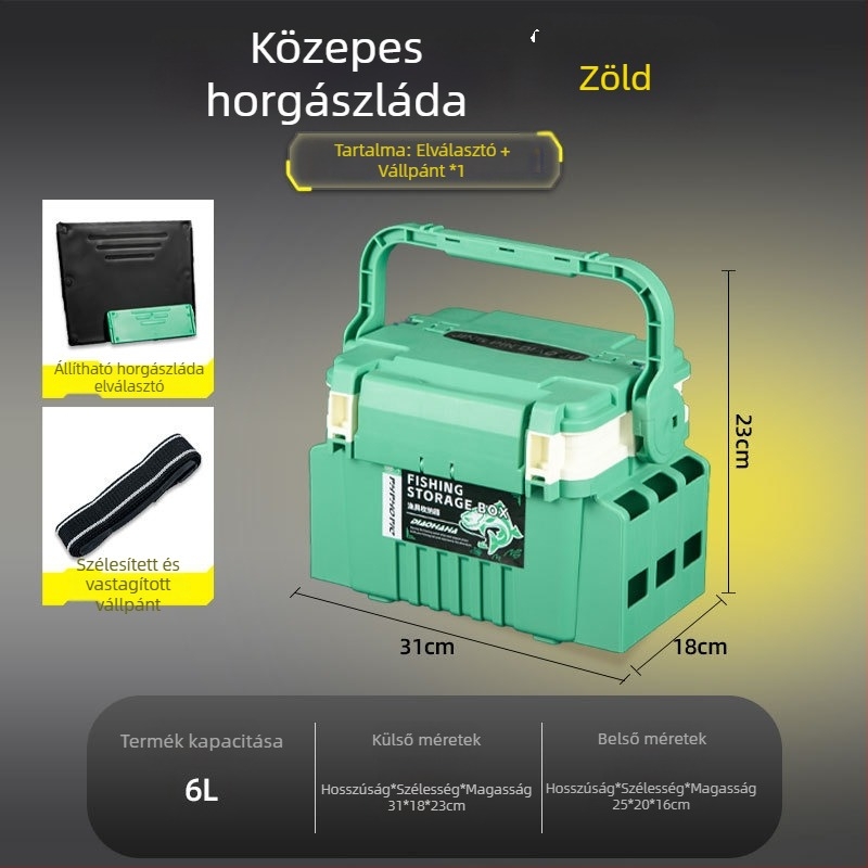 Többfunkciós csalihalas doboz macaron színekben, hordozható bottartó tengeri horgászathoz, tárolóként, bottartóként és pohártartóként is használható.