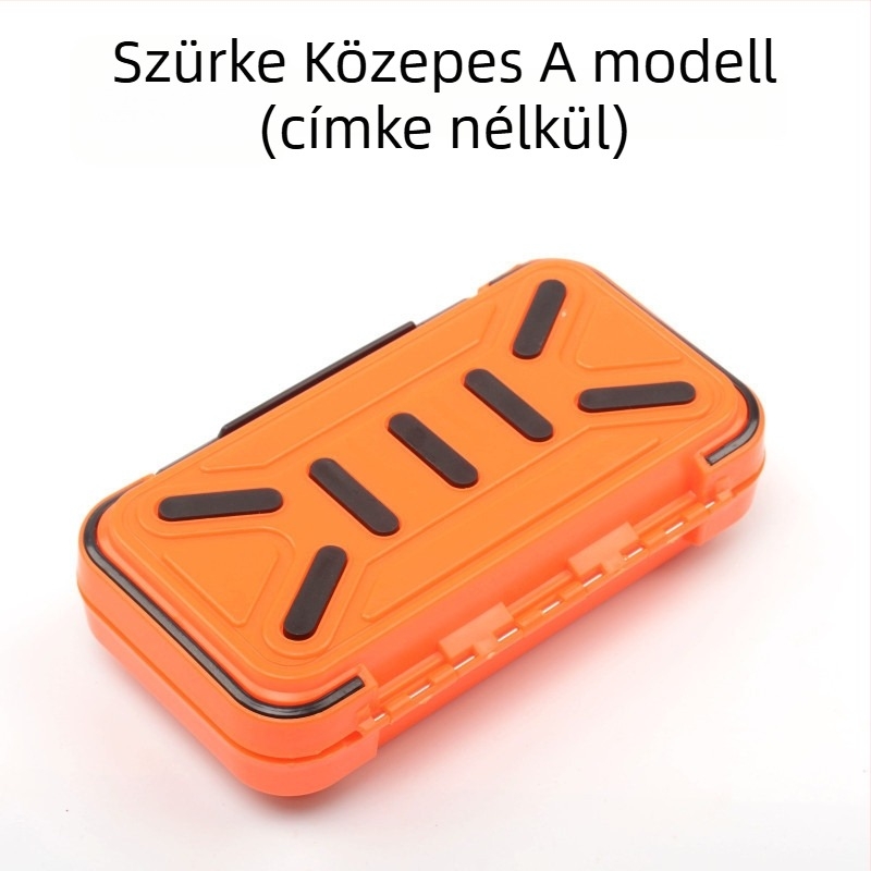 Műanyag horgász tartozék doboz, rekeszek csalikhoz és alkatrészekhez