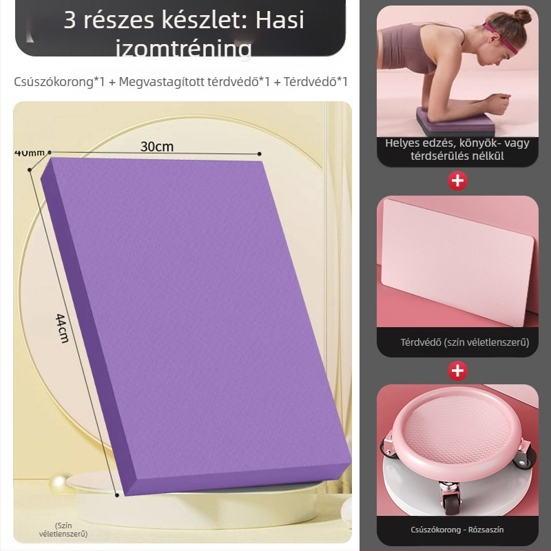 Hasizom-edzésre szánt csúszkás korong – csendes otthoni edzőeszköz