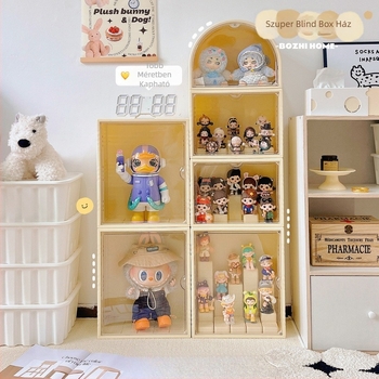 Akril bemutató szekrény Blind Box babák és plüssfigurák számára