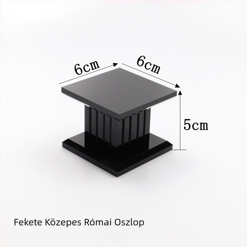 Akril ékszerkijelző állvány – négyzetes kialakítás